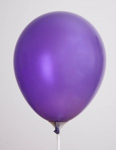 Purple Metallic balloons 5 